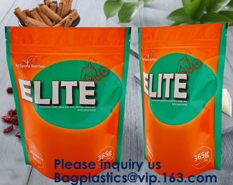 Snack Packing Use Metalized Film Standing Up Pouch Bag With Zipper,Food Packaging/ 3 Side Seal Bag/ Stand Up Pouch Bag F supplier