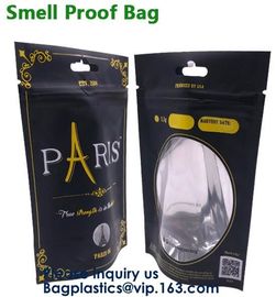 Mylar k Foil Carbon Smell Proof Bag with One Side Clear,3.5 Grams Jungle Boys Packaging Paris Og Smell Proof Zippe supplier