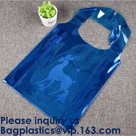 Clear Purple Trendy  Shopping Bag,Folding PVC Tote Bag,Waterproof PVC Shopping Shoulder Bag, BAGEASE, BAGPLASTICS supplier