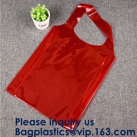 Clear Purple Trendy  Shopping Bag,Folding PVC Tote Bag,Waterproof PVC Shopping Shoulder Bag, BAGEASE, BAGPLASTICS supplier