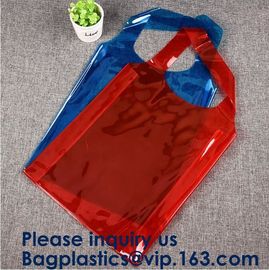 Clear Purple Trendy  Shopping Bag,Folding PVC Tote Bag,Waterproof PVC Shopping Shoulder Bag, BAGEASE, BAGPLASTICS supplier