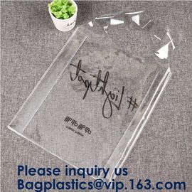 Transparent Pvc Shopping Bag Pvc Tote Bag,OEM Supermarket PVC Fashion Bag Handles Clear Shopping Bags, Bagease, Bagplast supplier