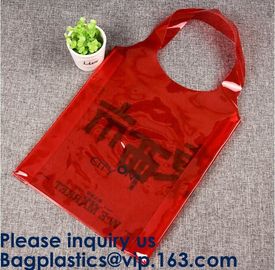 Promotional Pvc Shopping Bag Laser Tote Bag Handbag Waterproof Shopping Bag Glossy PVC Leather Bag PVC Woman Shopping Ba supplier