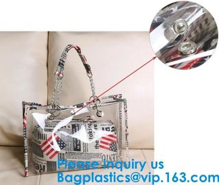 PVC Waterproof outdoor Travel Shopping Bags Fashion Lady Colorful Striped Beach Bags Waterproof Outdoor Beach Bean Bag supplier