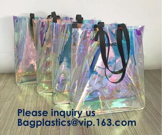 Fashion Neoprene Shopping Beach Tote Bag, Custom Waterproof Outdoor Beach Bean Bag, Promotional Clear Beach Bag supplier