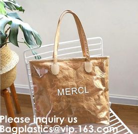 Washable Paper Bag Waterproof Shopping Tote Bags Tyvek Bags,Embroidered / Silk Screen Printed /  Transfer Print / Sublim supplier