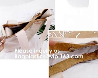 Tote Toiletry Bag Eco Friendly Recycled Waterproof Tear Resistant Large Tyvek Tote Zipper Shopping Bag With Logo Custom supplier