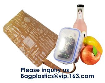 Lunch Bag Food Warmer Cooler Bag For Kids Extra Large Tote Lunch Thermal Baby Food Cooler Bag, Recycle Waterproof Zipper supplier