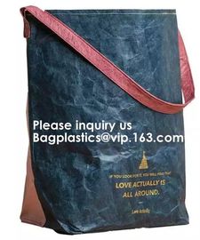 Recycle Waterproof Zipper Nylon PP Insulated Cold Food Heated Keep Warm Lunch Bag Food Delivery Tyvek Cooler Lunch Bag supplier