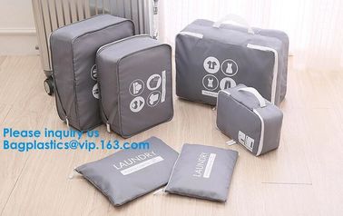 Travel 6 Sets Travel Organizers Luggage Compression Pouches Packing Cubes, Luggage Organizer Accessories Luggage Packing supplier