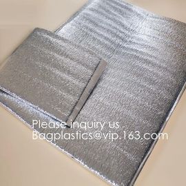 Custom Frozen Food Insulation Foil Liner Aluminum Foil Bubble Thermal Insulation Bag,Imprint Portable Non-Woven Large In supplier