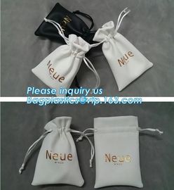 Various Size Brown Pu Leather Drawstring Cosmetic Pouch Promotional Make Up Organizer Bag With Drawstring Bagease supplier