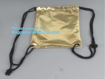 Custom PU Leather Drawstring Bags Leather Pouches with LOGO,Waterproof PU Leather Drawstring Bag, Bagease, Bagplastics supplier