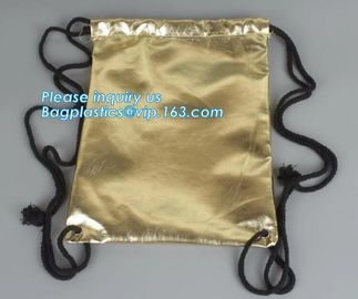 Custom PU Leather Drawstring Bags Leather Pouches with LOGO,Waterproof PU Leather Drawstring Bag, Bagease, Bagplastics supplier