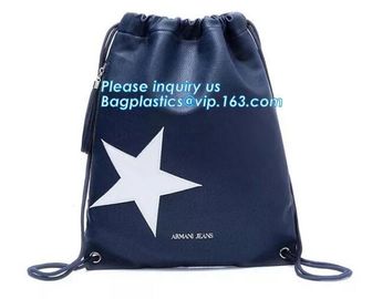 Soft Best Selling Pu Leather Drawstring Bag,PU Leather Earphone Headphone Drawstring Pouch Bag, Bagease, Bagplastics supplier