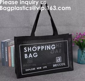 Eco Friendly Tote Mesh Shopping Bag Nylon Mesh Net,Reusable Mesh Produce Bags Larger Capacity Grocery Shopping Storage F supplier