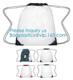 Promotional Transparent PVC Clear Drawstring Backpack Bags,Promotional Hot Selling Waterproof Transparent PVC Backpack D supplier