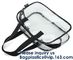 Clear PVC Bag With Zipper Interior Pouch And Detachable Shoulder Strap,Cosmetic Tote Bags With Zipper Closure, bagease supplier