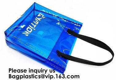 Clear PVC Sling Bag With Zipper Bag And Shoulder Strap, Clear PVC Large Handbag With Small Pouch,Bagease, Bagplastics supplier