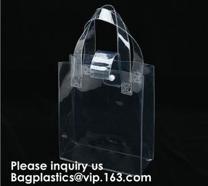 Transparent Makeup Bag Cosmetic Bag Pvc Tote Bag With Clear Handles And Plastic Buckle Closure, crossboady, shoulder supplier