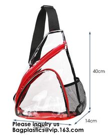 Clear PVC backpack Stadium Approved Transparent Backpack,School Backpack Bag, Transfer Backpack Fashion transparent supplier