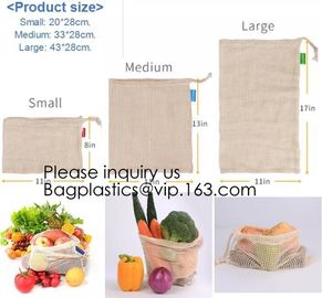 Green Supermarket Shopping Cotton Net bags, Mix Color Narrow Long Handle Cotton Net Shopping Bag, Bagease, Bagplastics supplier