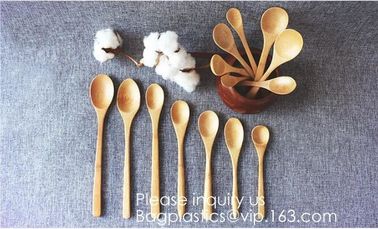 Disposable Catering Natural Knife, Fork And Spoon Bamboo Spoon,Reusable Eco Friendly Biodegradable Bamboo Cutlery Caddy supplier