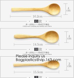 Disposable Catering Natural Knife, Fork And Spoon Bamboo Spoon,Reusable Eco Friendly Biodegradable Bamboo Cutlery Caddy supplier