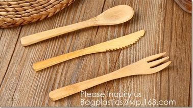 Disposable Catering Bamboo Party Spoon Natural Bamboo Knife And Fork Honey Spoon,Biodegradable Bulk Birch Wood Spoon/For supplier