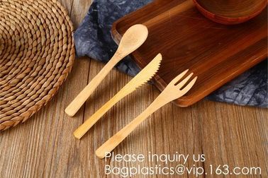 Disposable Catering Bamboo Party Spoon Natural Bamboo Knife And Fork Honey Spoon,Biodegradable Bulk Birch Wood Spoon/For supplier