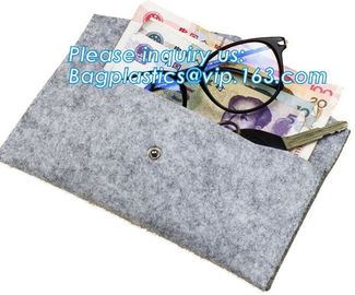 Felt laptop bag Felt mobile phone bag felt sunglasses case Felt purse felt card bag,Felt document bag Felt cosmetic bag supplier