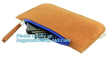 Felt laptop bag Felt mobile phone bag felt sunglasses case Felt purse felt card bag,Felt document bag Felt cosmetic bag supplier