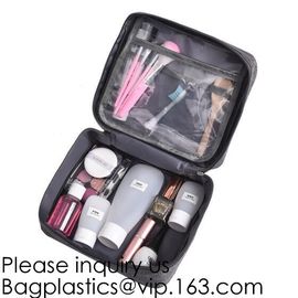 Travel Floral Cosmetic Bag,Luxury Clear Zipper Cosmetic Bag,Travel Makeup Nylon Wholesale Small Cosmetic Bag With Zipper supplier