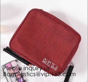 Cosmetic Pouch Handbag Toiletry Bag Barrel Shaped Travel Cosmetic Bag Round Drawstring Makeup Organizer Storage Bag supplier