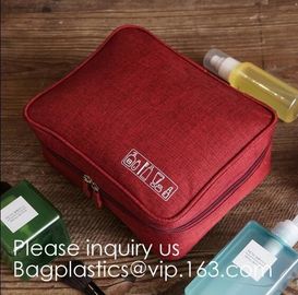 Cosmetic Pouch Handbag Toiletry Bag Barrel Shaped Travel Cosmetic Bag Round Drawstring Makeup Organizer Storage Bag supplier