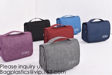 16 OZ Washed Canvas Travel Toiletry Bag Lady Pouch Classical Men And Women Blank Cosmetic Bag, bagease, bagplastics supplier