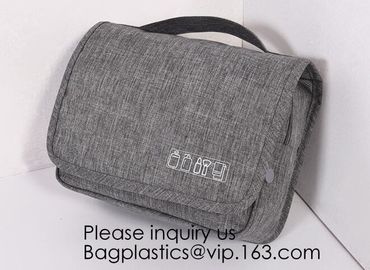 Cotton Canvas Cosmetic Bag Makeup Personalized Plain Blank Canvas Makeup Bag,Toiletry Bag Travel Makeup Bags, bagease supplier