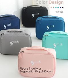 Personalized Portable Bridesmaid Gift Canvas Cosmetic Bag,Washed Canvas Toiletry Cosmetic Bag, Bagease, bagplastics supplier