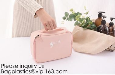 Personalized Portable Bridesmaid Gift Canvas Cosmetic Bag,Washed Canvas Toiletry Cosmetic Bag, Bagease, bagplastics supplier