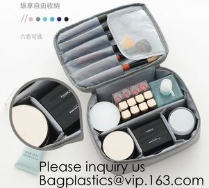 Personalized Portable Bridesmaid Gift Canvas Cosmetic Bag,Washed Canvas Toiletry Cosmetic Bag, Bagease, bagplastics supplier