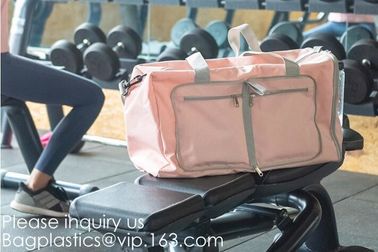 Yoga Sports duffle bag,Travel storage bag,Water Resistant Nylon Fabric,Travel cosmetic bag sensor wall lights travel duf supplier