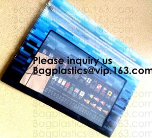 Manufacturer Customized Transparent Pvc Office File Bag With Slider Zip, k File Pocket,Zipper Lock File Bag supplier