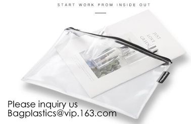 Office Stationery Waterproof Document Slider Pvc Packing Bag,PVC bags, EVA bags, zipper bags, stand up zipper bags supplier