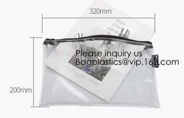 Office Stationery Waterproof Document Slider Pvc Packing Bag,PVC bags, EVA bags, zipper bags, stand up zipper bags supplier