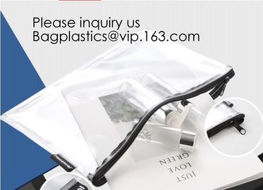 Office Stationery Waterproof Document Slider Pvc Packing Bag,PVC bags, EVA bags, zipper bags, stand up zipper bags supplier