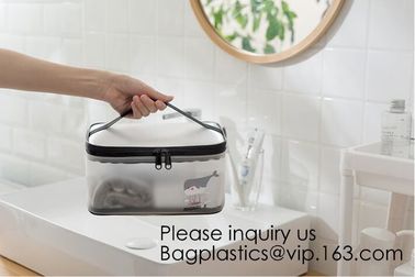 Cute Style Transparent PVC Unicorn Prints Makeup Cosmetic Bag Pouch for Women Girls Candy Bag, bagease, bagplastics supplier