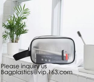 Waterproof Travel Toiletry Organizer Cosmetic Transparent Pvc Bag Women Makeup Organizer Pouches, bagease, bagplastics supplier