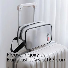 Waterproof Travel Toiletry Organizer Cosmetic Transparent Pvc Bag Women Makeup Organizer Pouches, bagease, bagplastics supplier