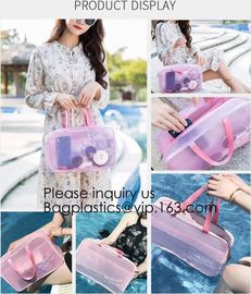 Small Storage Bags For Makeup Zipper Pouch Travel Cosmetic Transparent Clear PVC Bag,Makeup Bag Waterproof Cute Clear Tr supplier