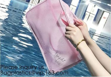 Mini Small PVC Transparent Plastic Cosmetic Organizer Bag Pouch With Zipper Closure,Travel Toiletry clear pvc Makeup Bag supplier